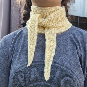 Sophie scarf, Neck scarf small scarf, spring/autumn scarf Knitted Handmade Scarf